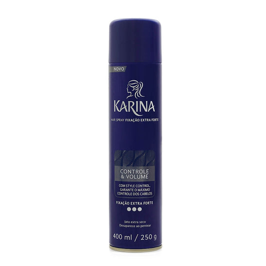 Spray Fixador Para Cabelo Karina Controle & Volume Fixação Extra Forte 400ml